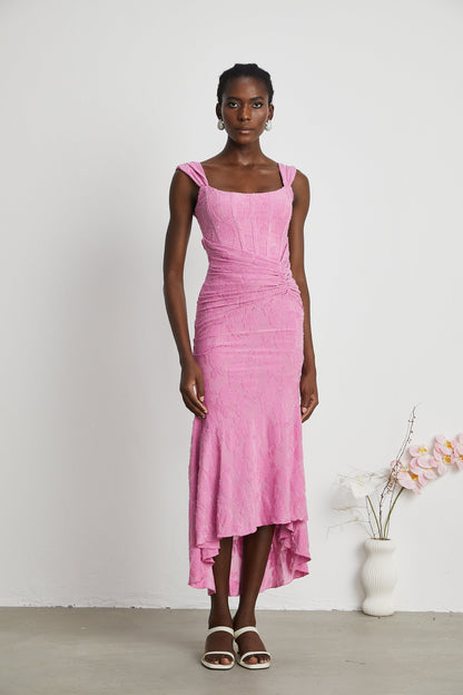 Charlotte floral jacquard maxi dress (Final Sale-US Only)