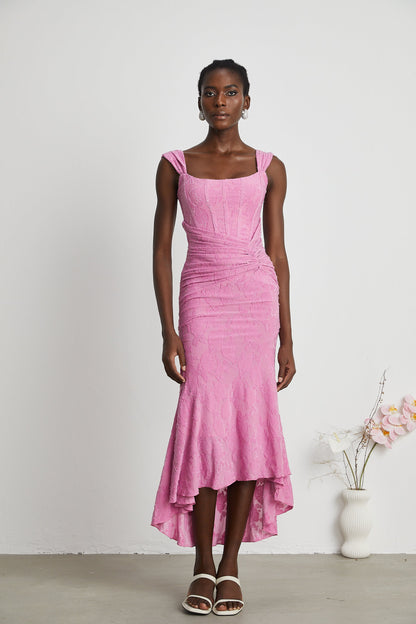 Charlotte floral jacquard maxi dress (Final Sale-US Only)