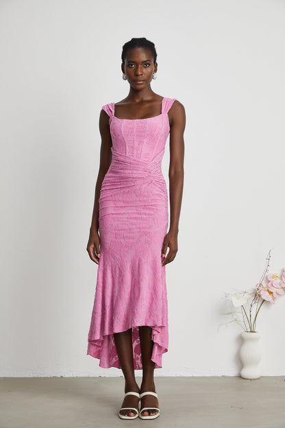 Charlotte floral jacquard maxi dress (Final Sale-US Only)