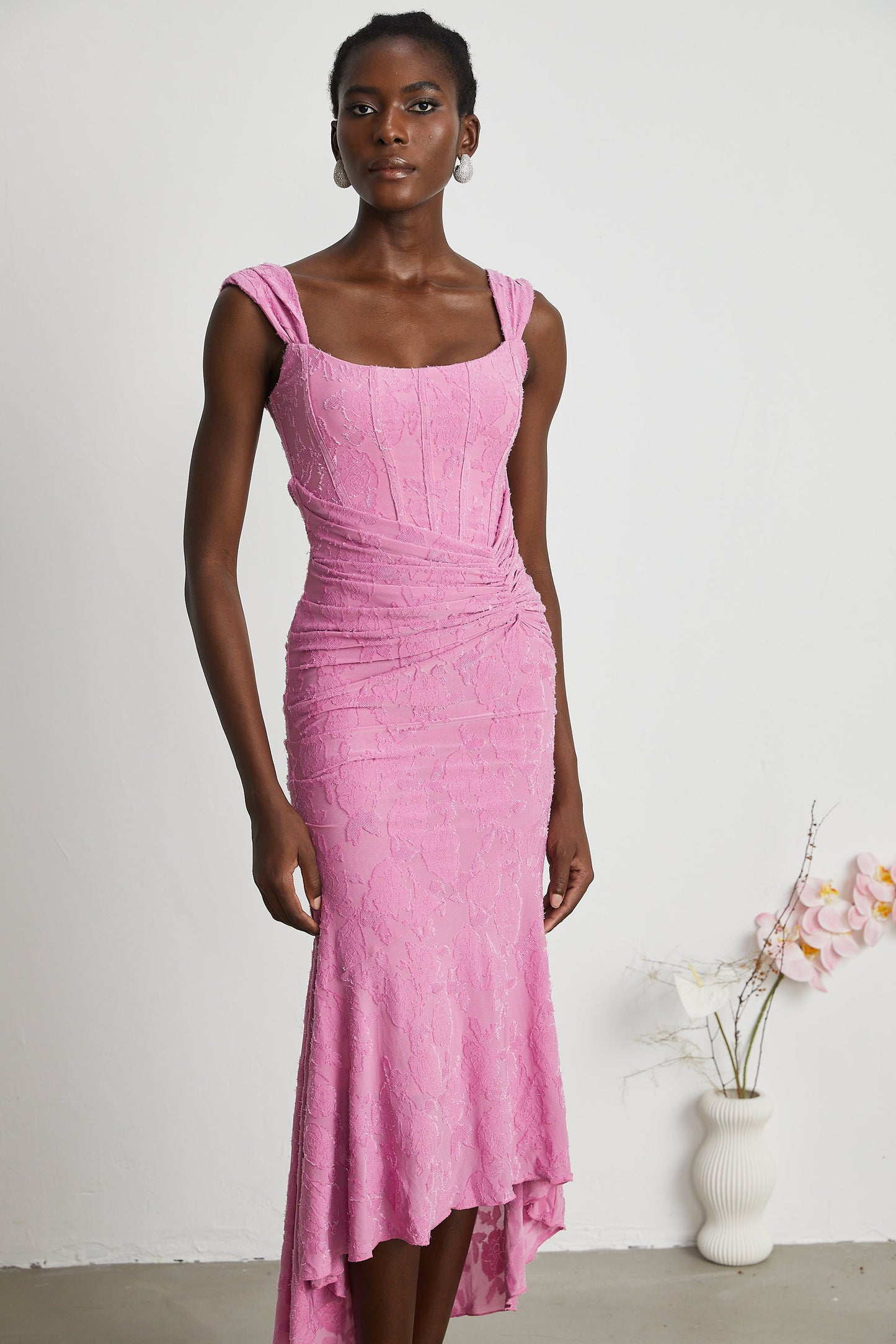 Charlotte floral jacquard maxi dress (Final Sale-US Only)