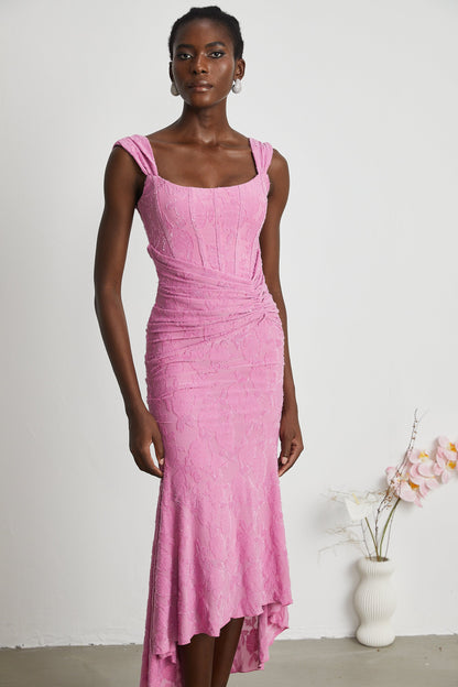 Charlotte floral jacquard maxi dress (Final Sale-US Only)