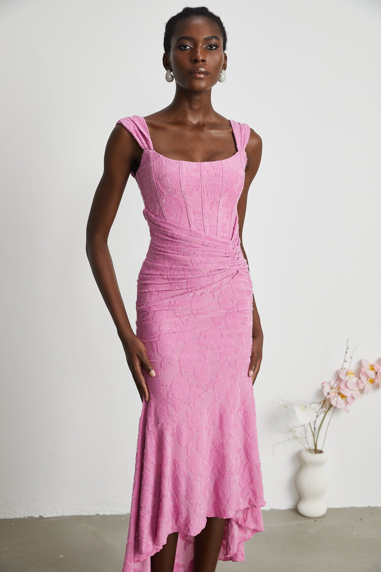 Charlotte floral jacquard maxi dress (Final Sale-US Only)