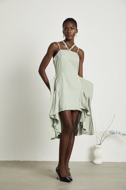 Michel layered-hemline mini dress (Final Sale)