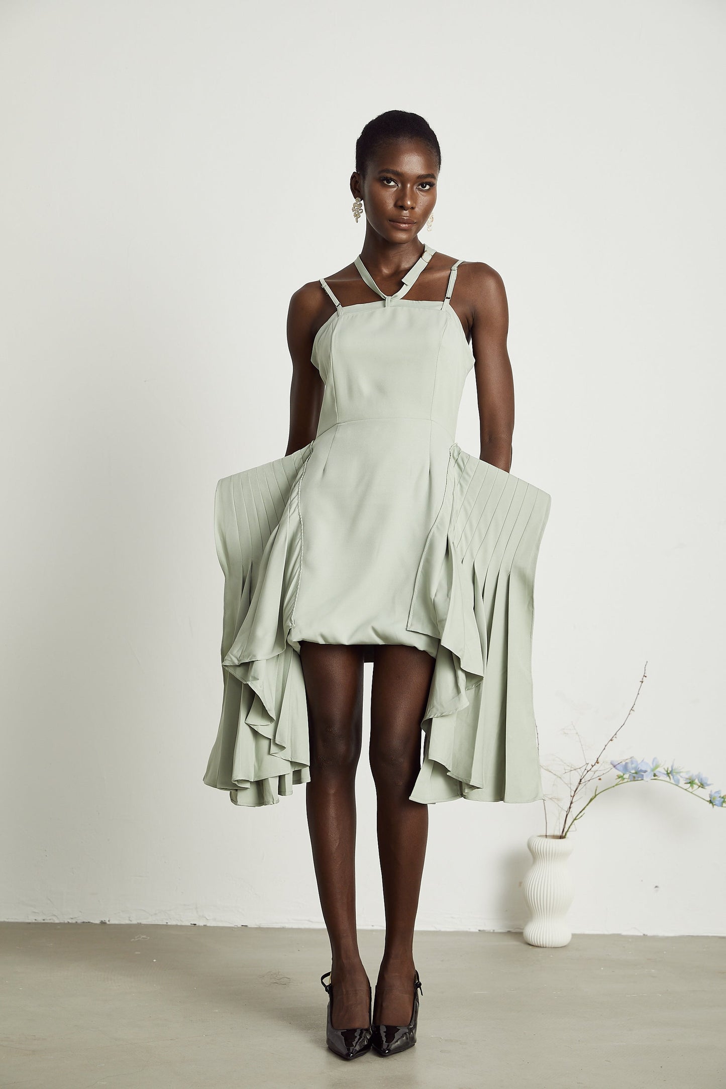 Michel layered-hemline mini dress (Final Sale)