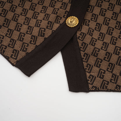 Cyrielle monogram-jacquard top & trousers matching set（Final Sale）