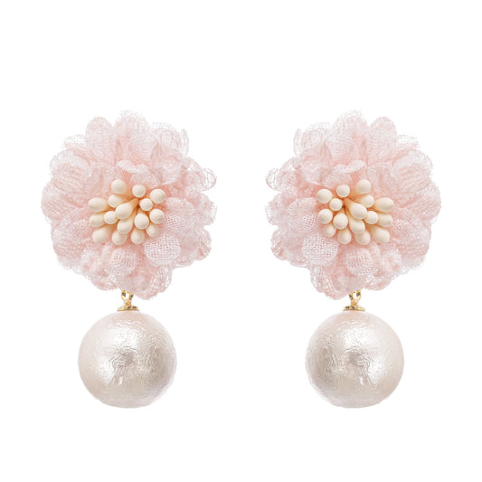 Capriana floral motif drop earrings