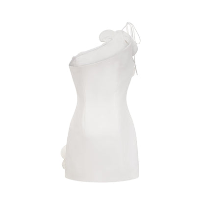 Liane White Floral Off-Shoulder Mini Dress