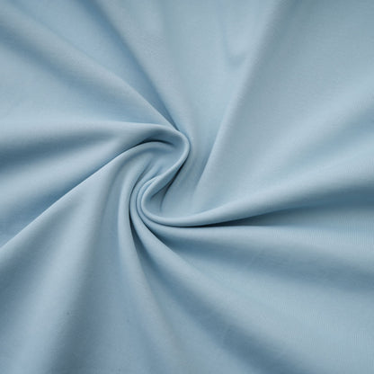 Catherine asymmetrical pleated maxi dress in Baby-blue