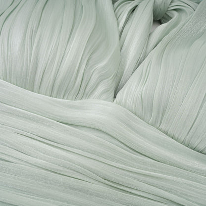 Uranie Mint Green Gathered Maxi Dress