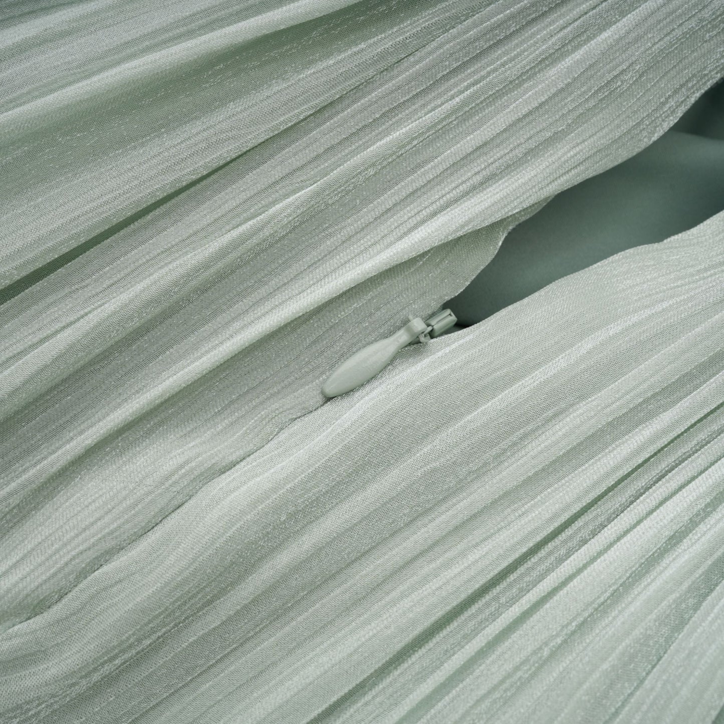 Uranie Mint Green Gathered Maxi Dress