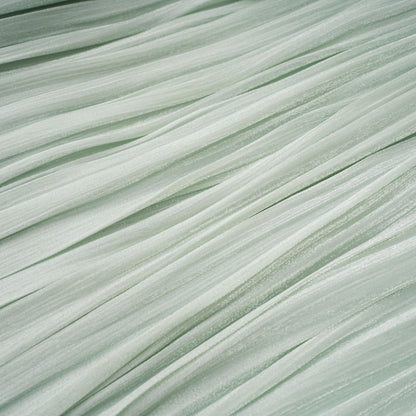 Uranie Mint Green Gathered Maxi Dress