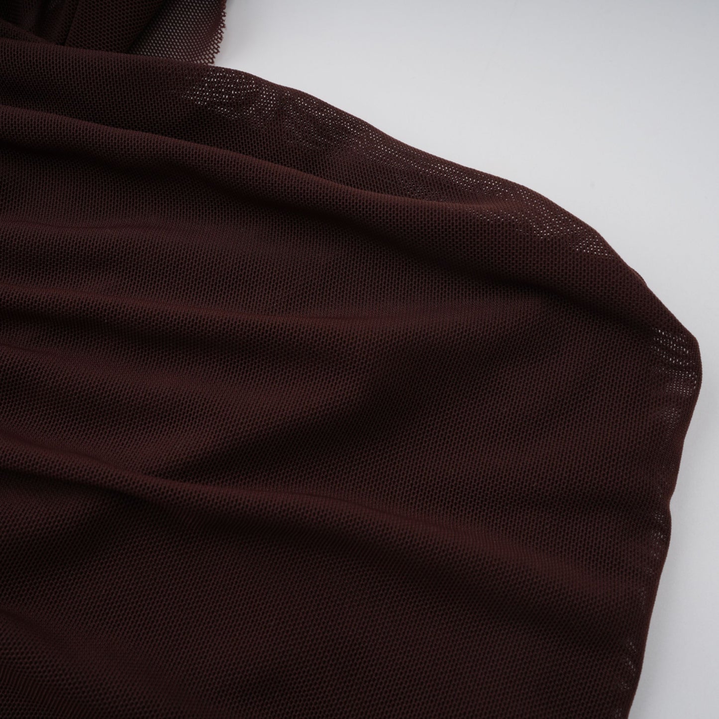 Bruna Cut-Out Ruched Mesh Maxi Dress