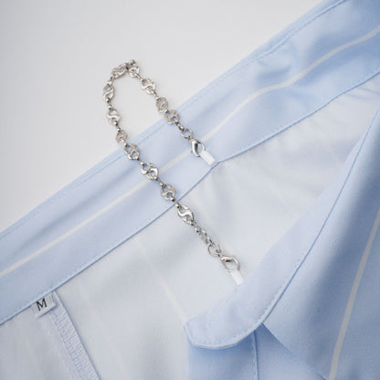 Hélène striped off-shoulder blouse