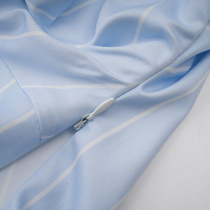 Hélène striped off-shoulder blouse