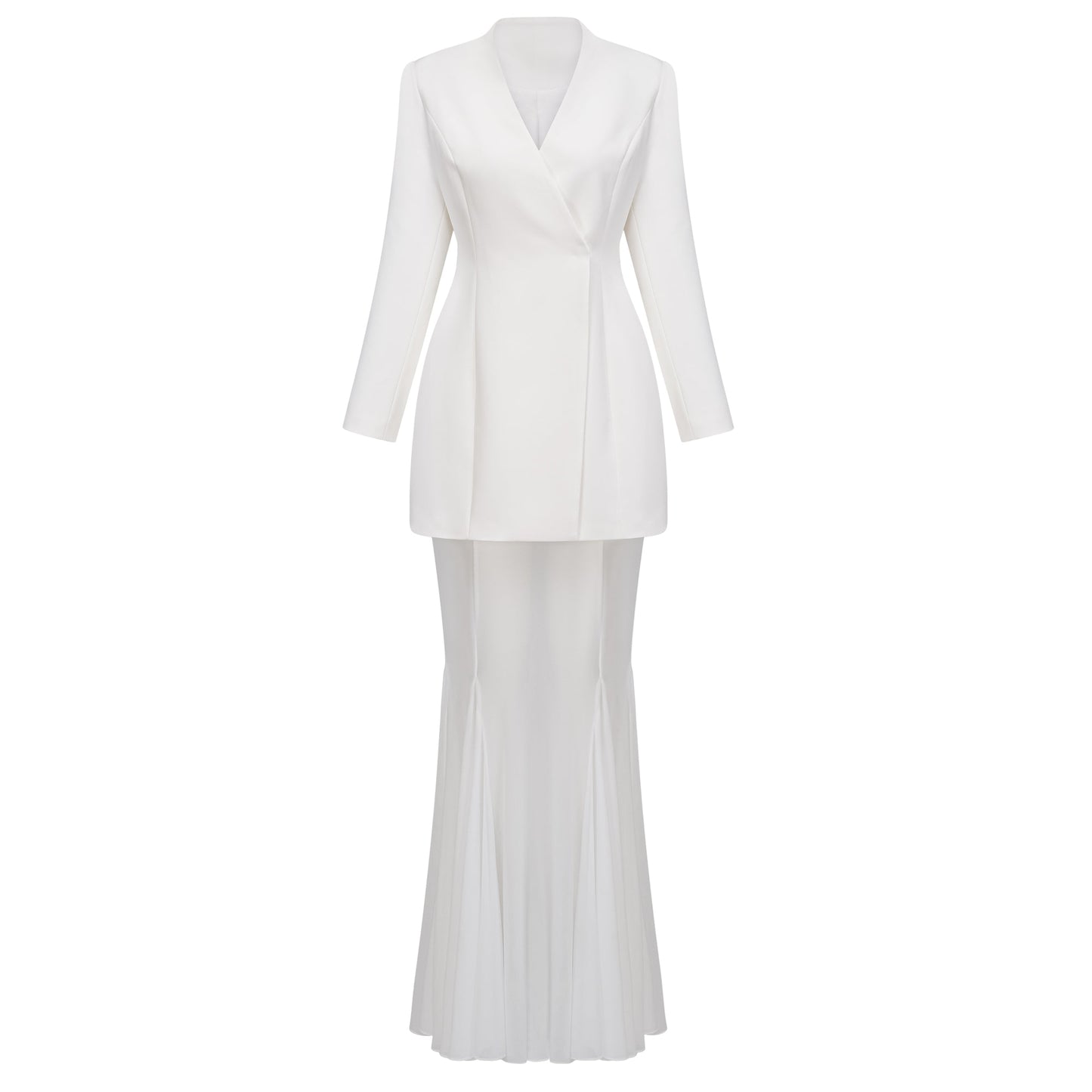 Enora Barrel Design Jacket & Skirt Set