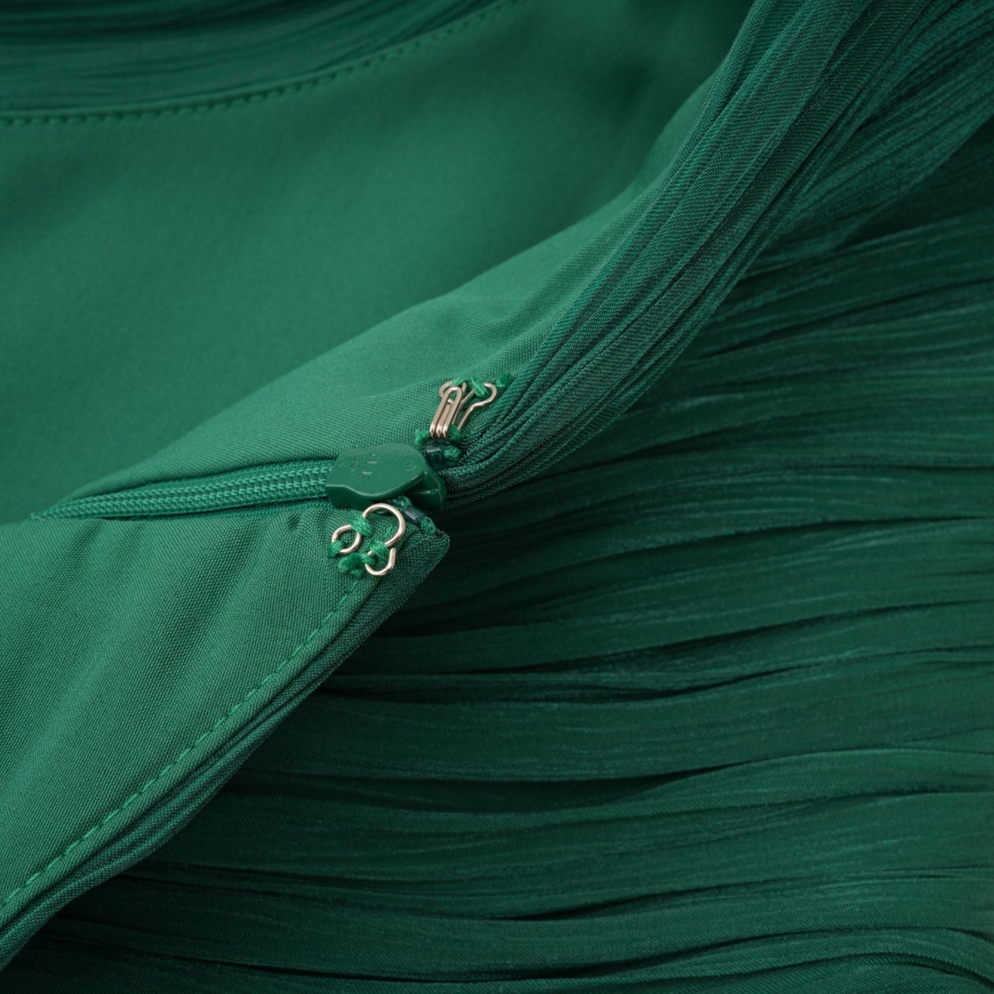 Emerald Green One Shoulder Ruched Maxi Dress