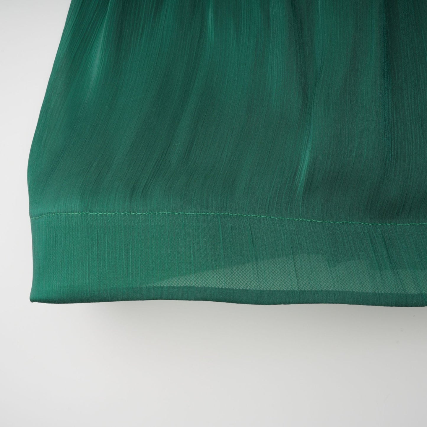 Emerald Green One Shoulder Ruched Maxi Dress
