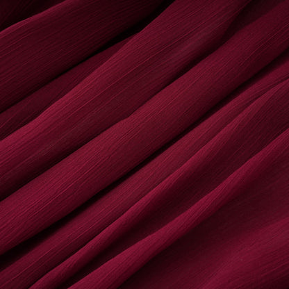 Théa Burgundy Asymmetrical Ruched Mini Dress