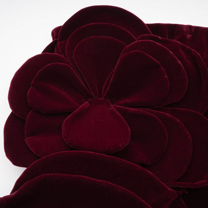 Azura Red Floral Appliqué Maxi Dress