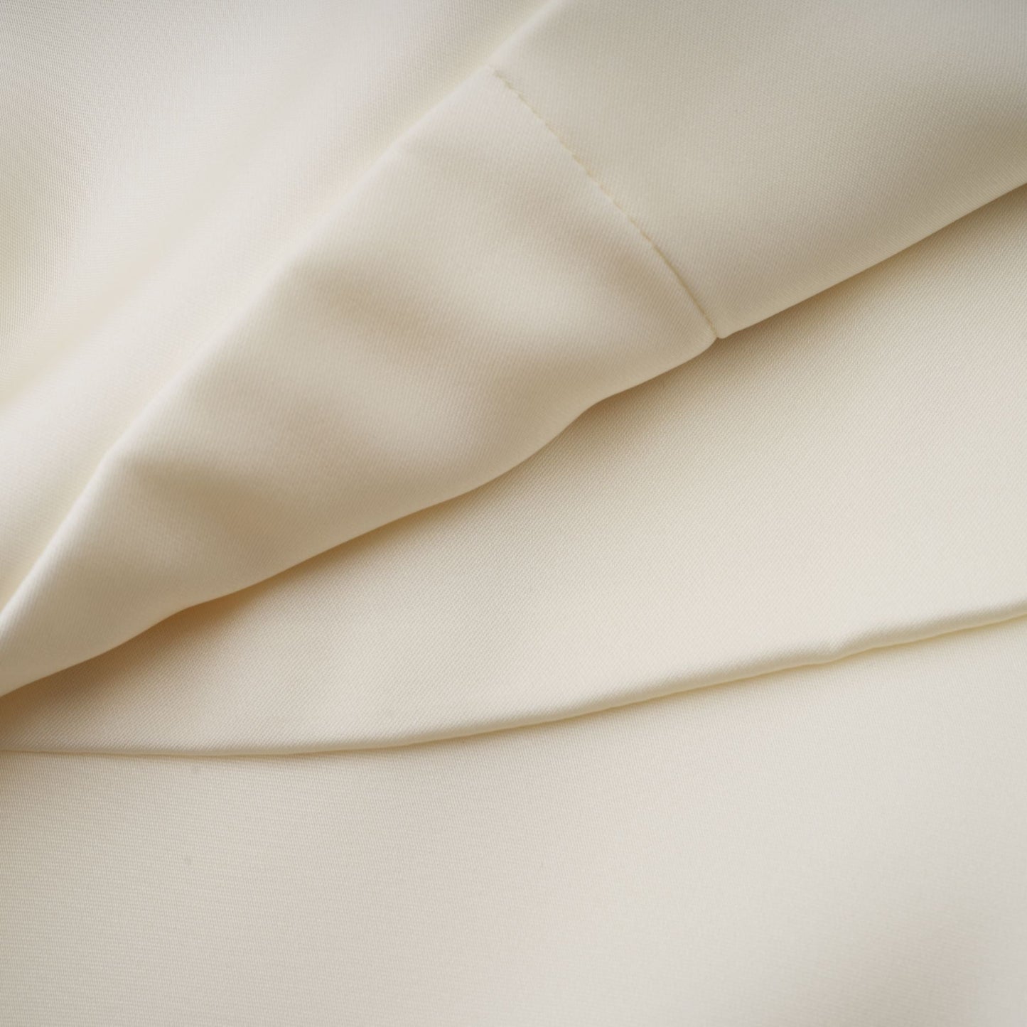 Lyna White Satin Ruffled Mini Dress with Shawl Panel Detail