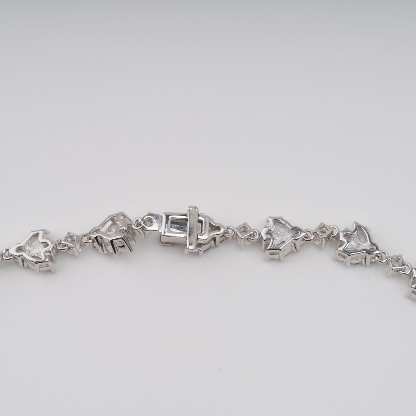 Anneli Green Emerald Cut Gemstone Pendant Sterling Silver Necklace