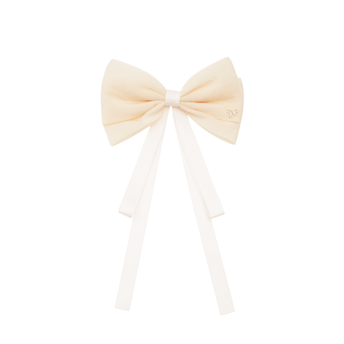 Aya neutrals hair-bow clip