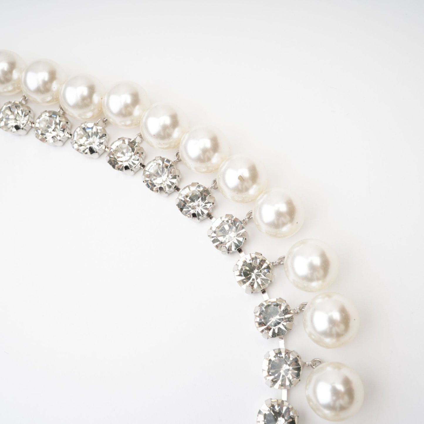 Valérie Pearl Embellished Layered Necklace